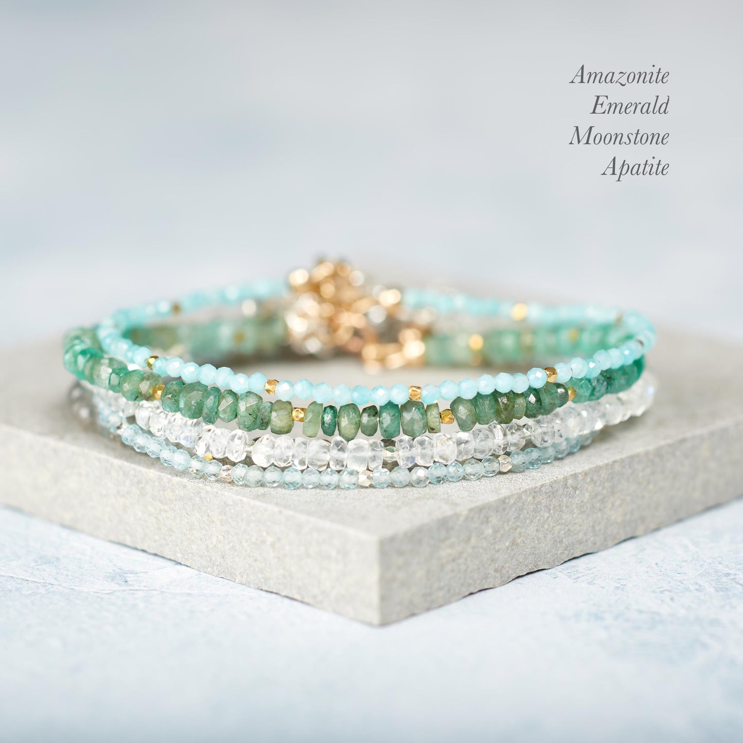 Emerald Gemstone Bracelet