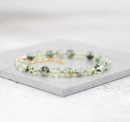 Prehnite Gemstone Bracelet
