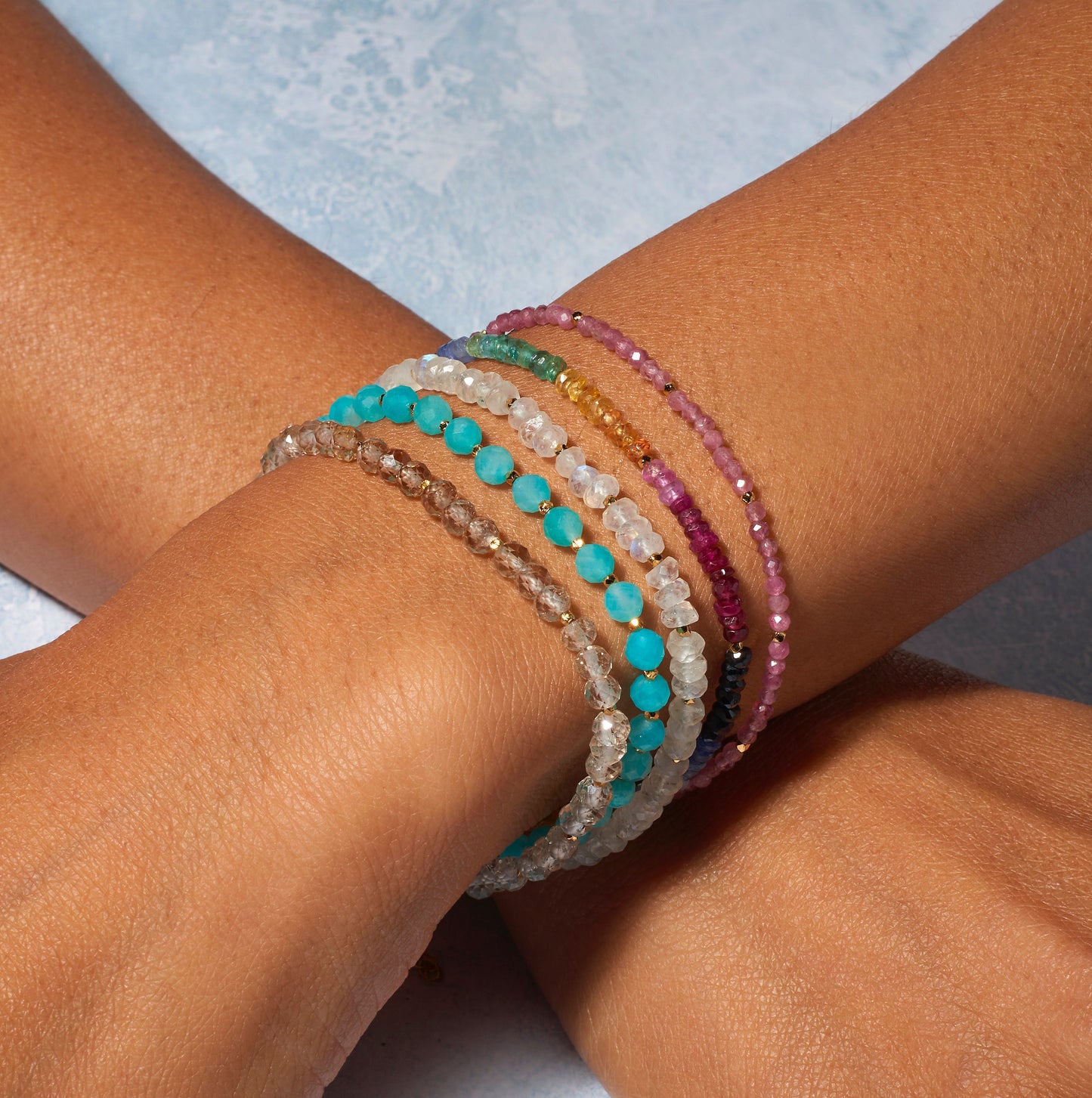 Rainbow Moonstone Gemstone Bracelet