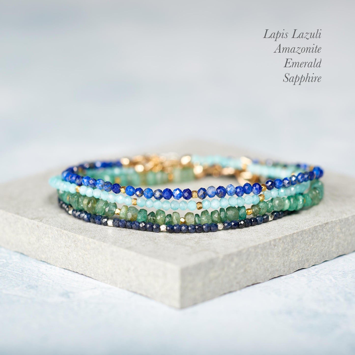 Emerald Gemstone Bracelet