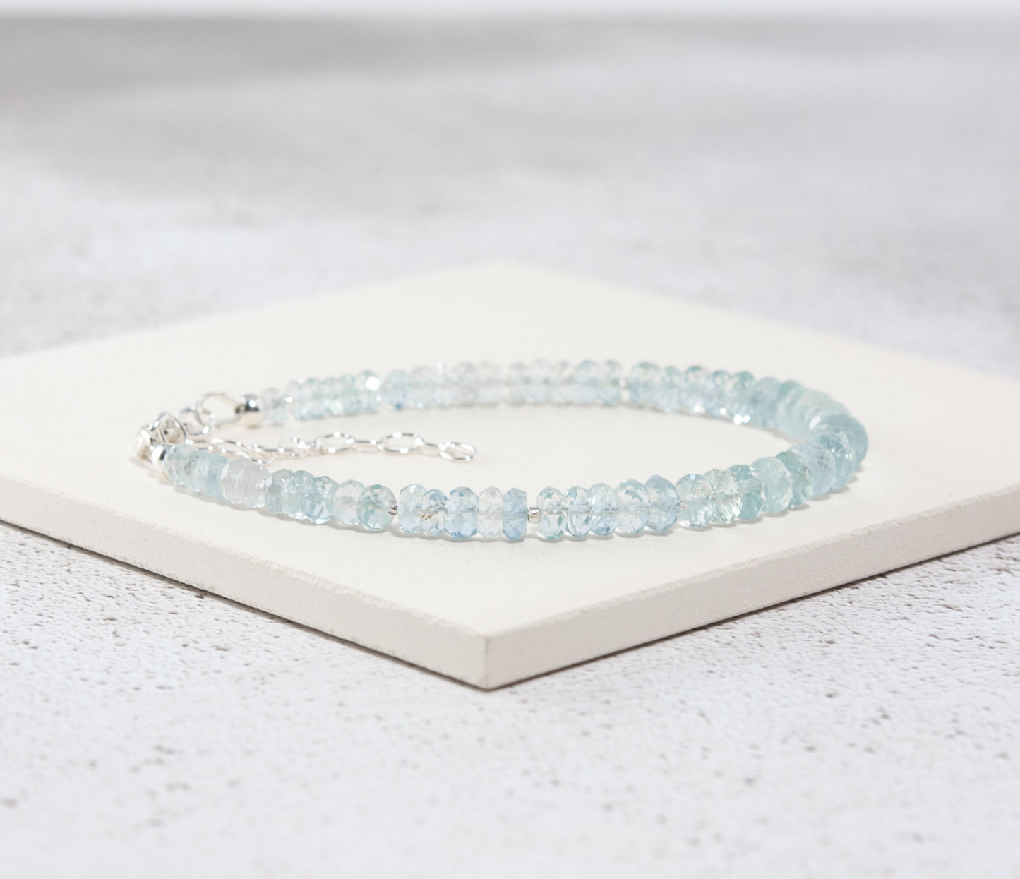 Aquamarine Gemstone Bracelet