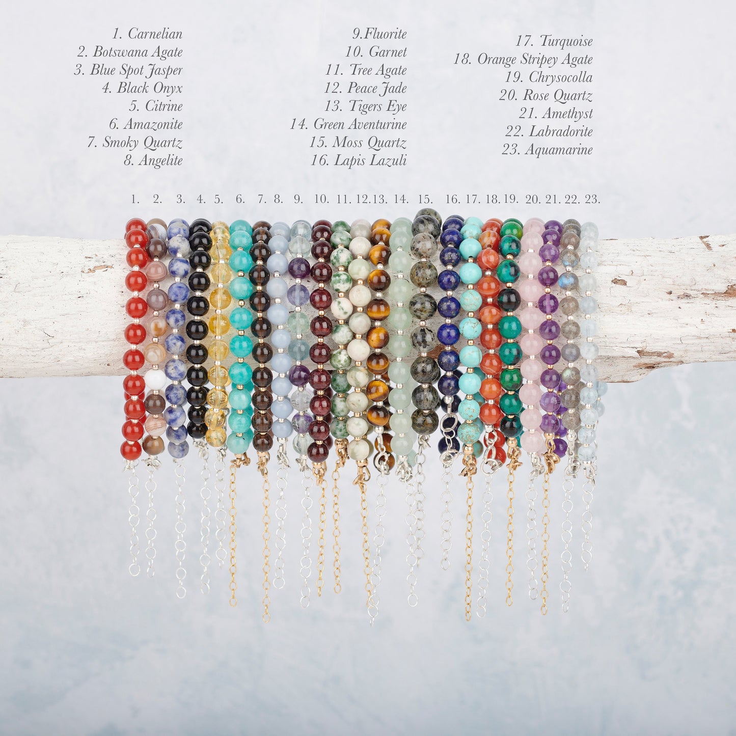 Angelite Gemstone Bracelet