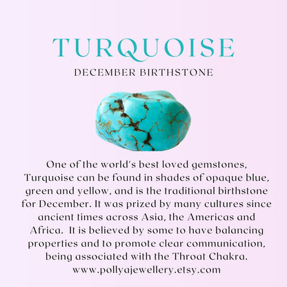 Turquoise Dainty Gemstone Bracelet