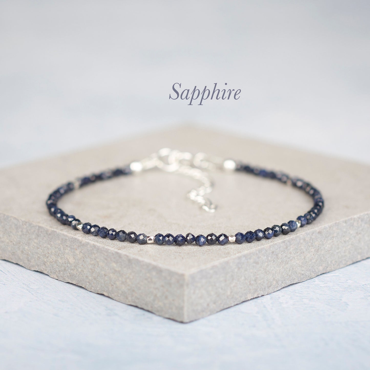 Dainty Sapphire Bracelet