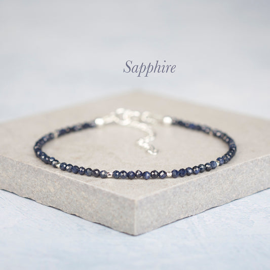 Dainty Sapphire Bracelet