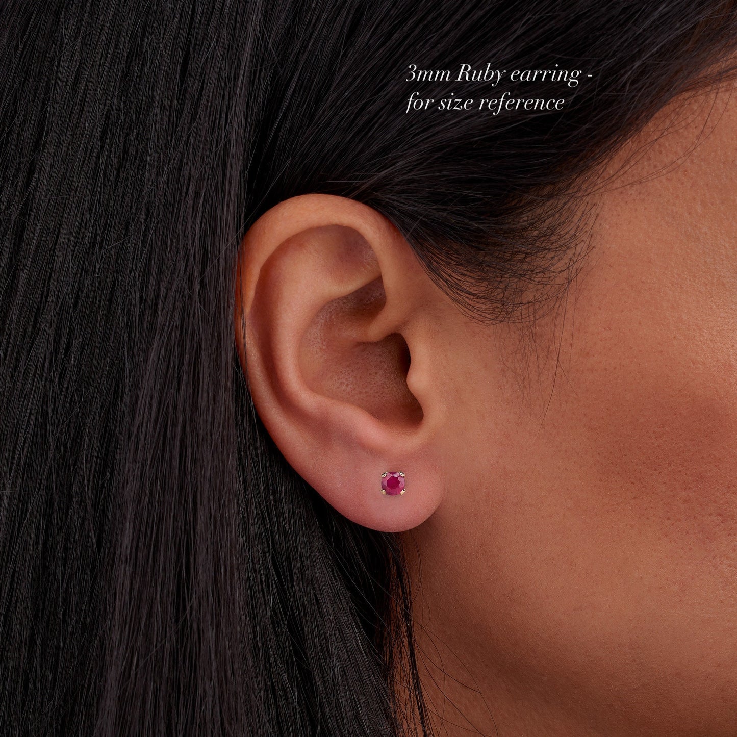 Dainty Tanzanite Stud Earrings