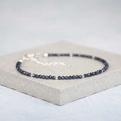 Dainty Sapphire Bracelet