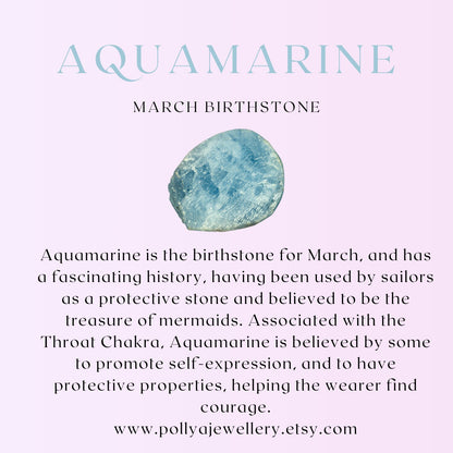 Aquamarine Gemstone Bracelet