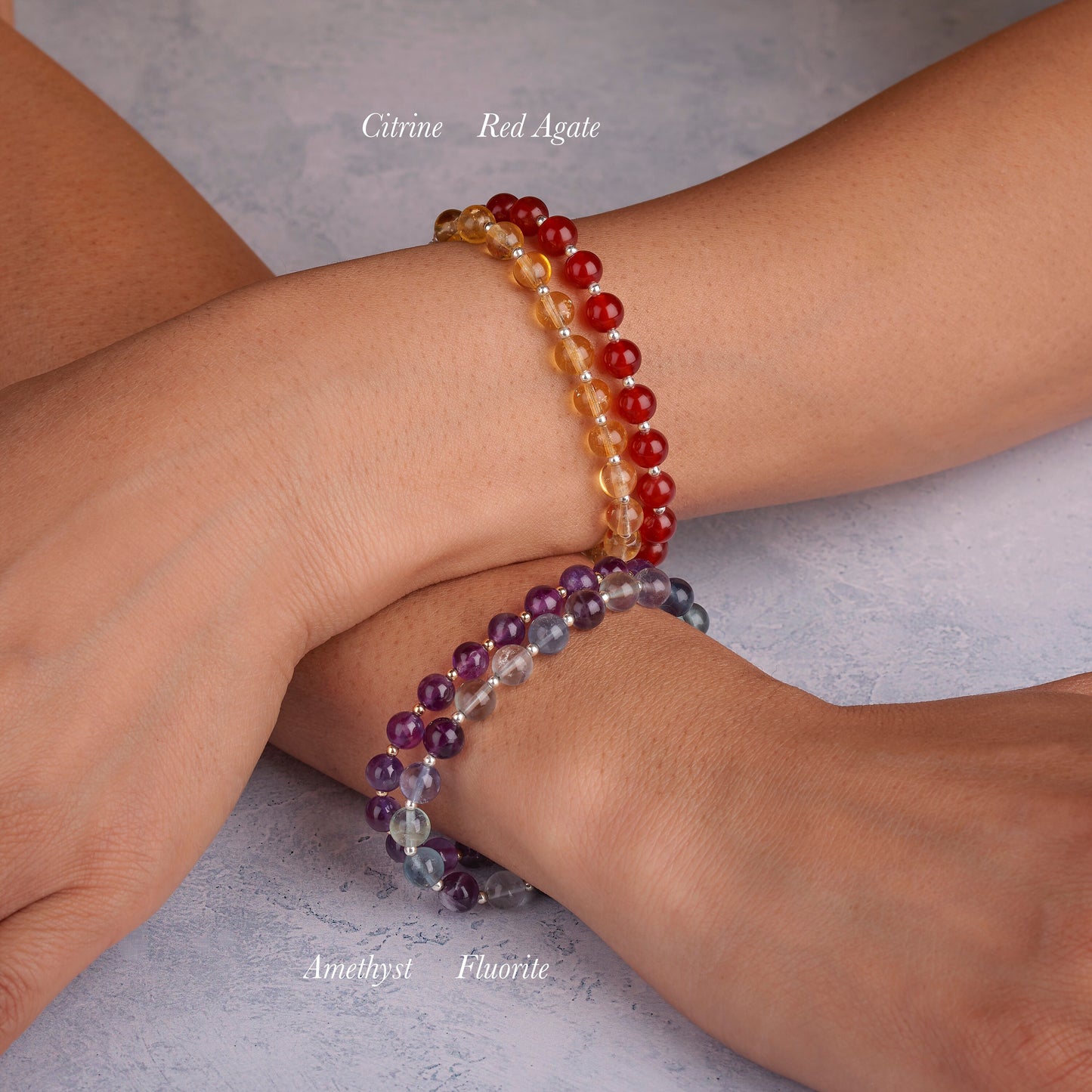 Fluorite Gemstone Bracelet