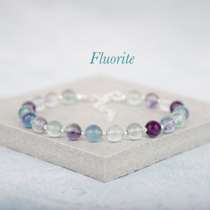 Fluorite Gemstone Bracelet