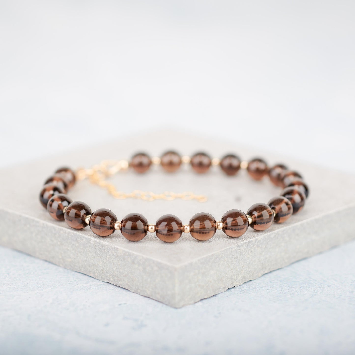 Smoky Quartz Gemstone Bracelet
