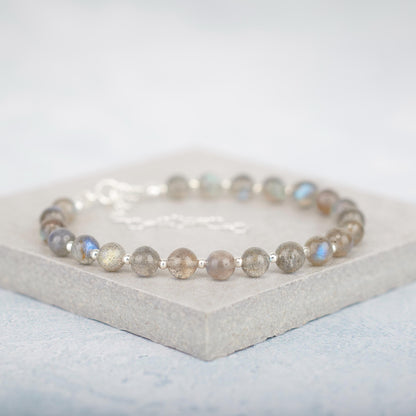 Labradorite Gemstone Bracelet