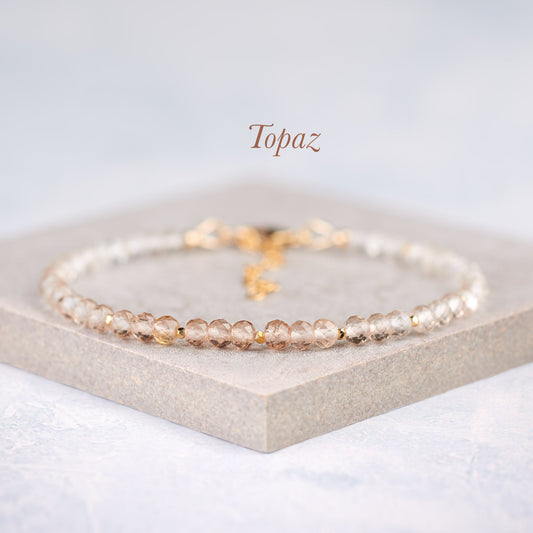 Topaz Ombre Bracelet (4mm)