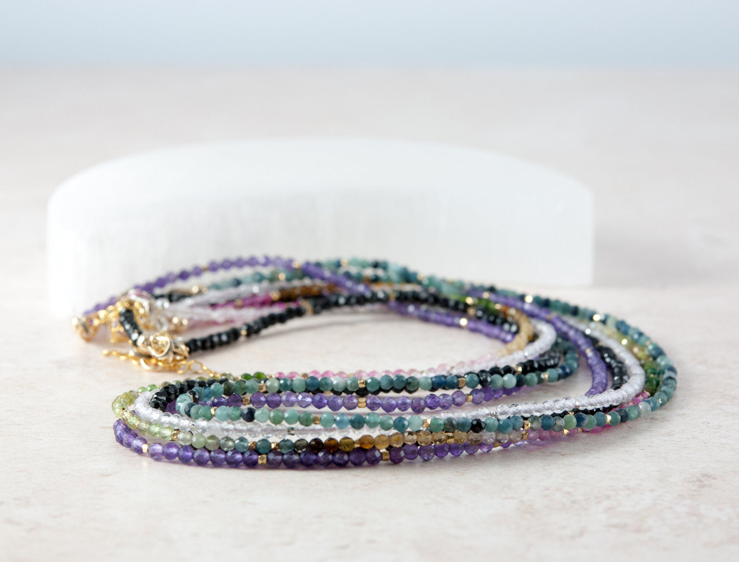 Dainty Turquoise Gemstone Necklace