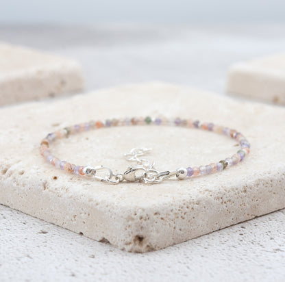 Dainty Super Seven Gemstone Bracelet