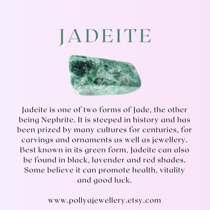 Dainty Jadeite Gemstone Bracelet (2mm)