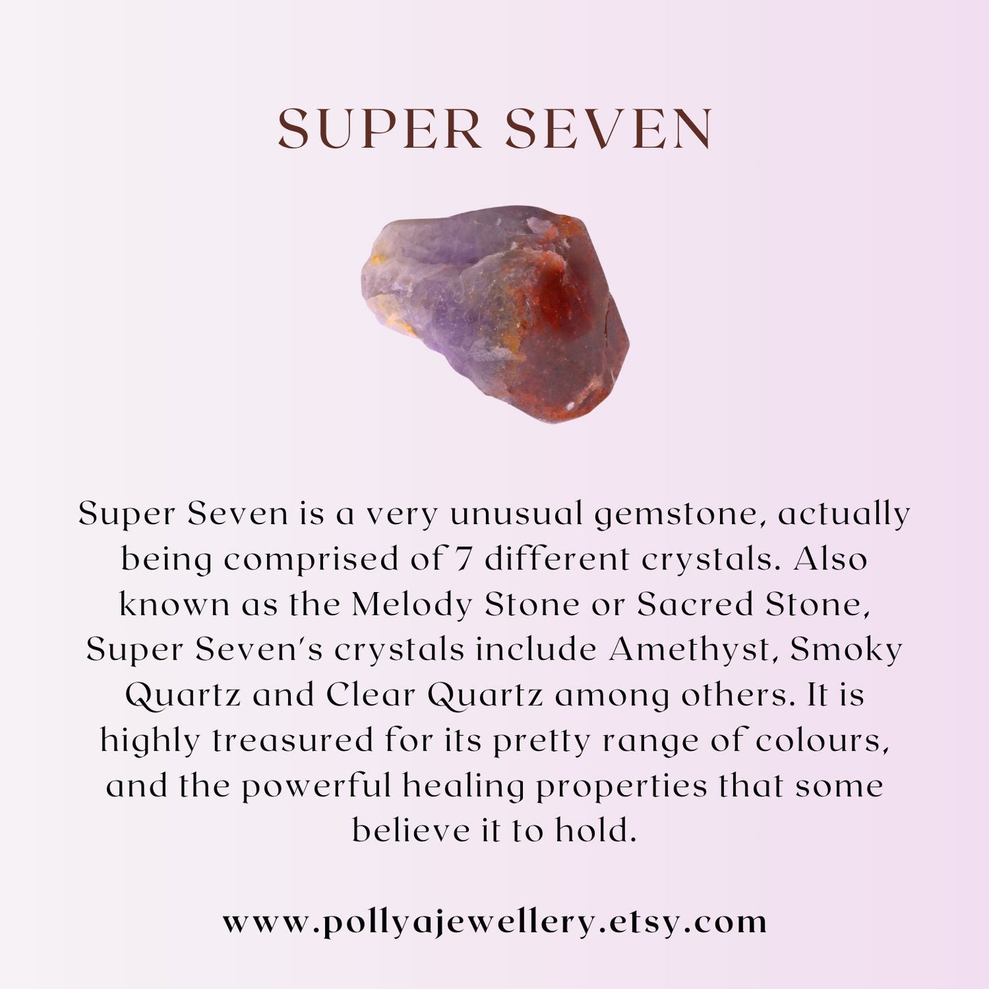 Dainty Super Seven Gemstone Bracelet