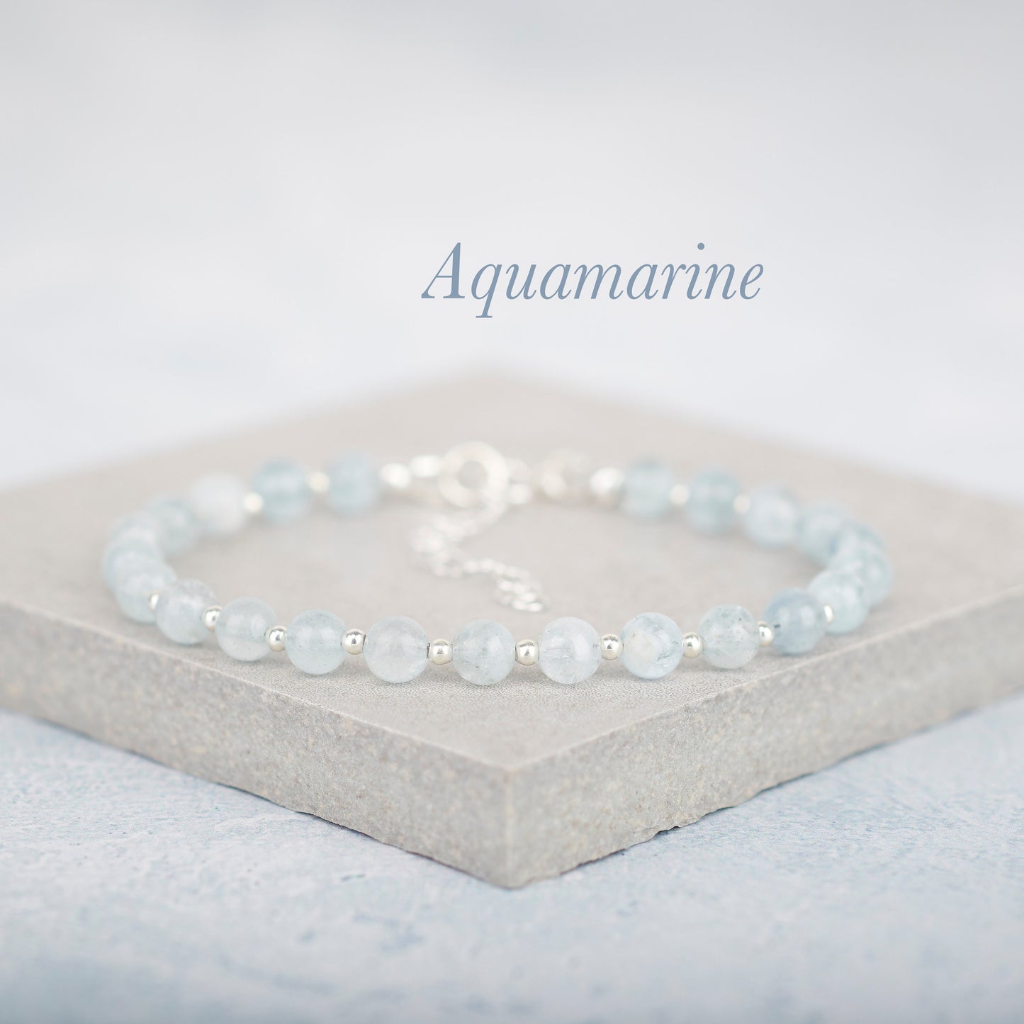 Aquamarine Gemstone Bracelet