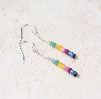 Dainty Precious Gemstone Bracelet (Ruby, Emerald and Blue, Pink & Yellow Sapphire)