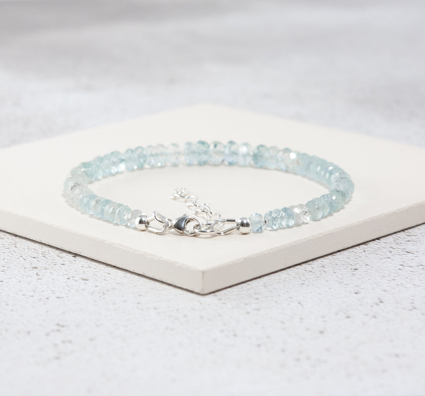 Aquamarine Gemstone Bracelet