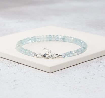Aquamarine Gemstone Bracelet