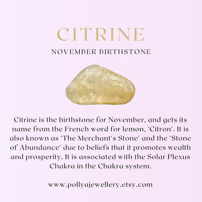 Citrine Gemstone Bracelet