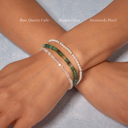 Dainty Pearl Bracelet (Vegan Pearls)