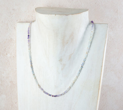 Dainty Fluorite Ombre / Shaded Necklace