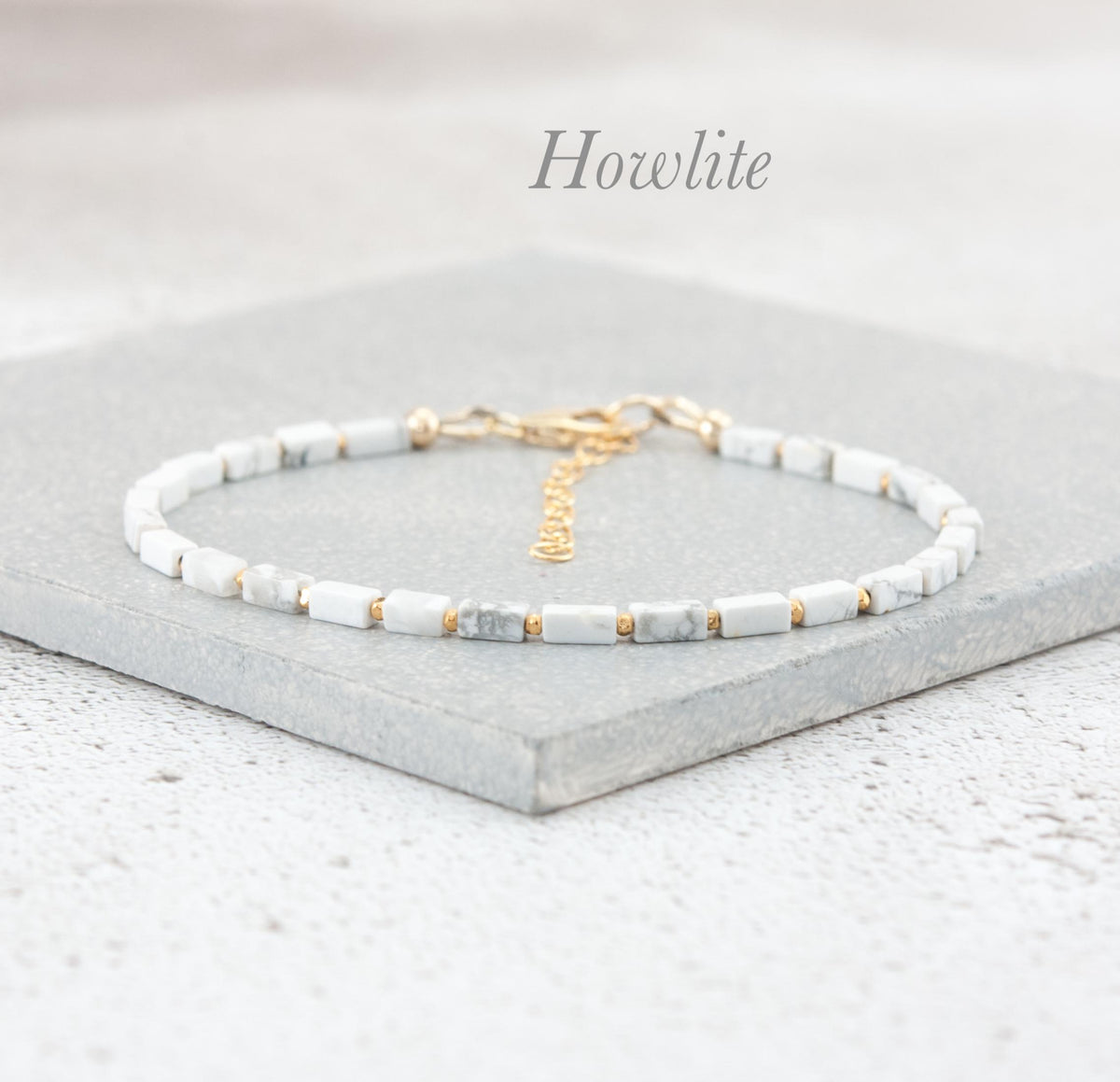 Lapis Lazuli, Turquoise & Howlite Gemstone Bracelets - Set of 3