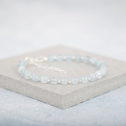 Aquamarine Gemstone Bracelet