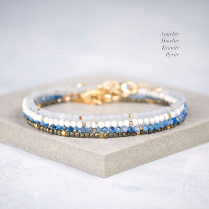 Dainty Howlite Gemstone Bracelet