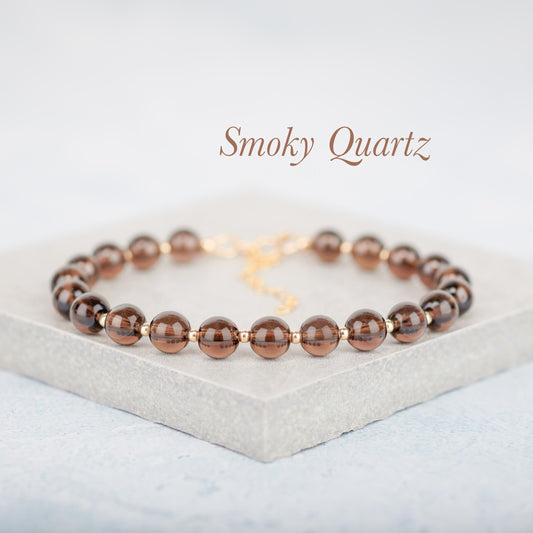Smoky Quartz Gemstone Bracelet