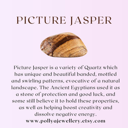 Picture Jasper Gemstone Bracelet