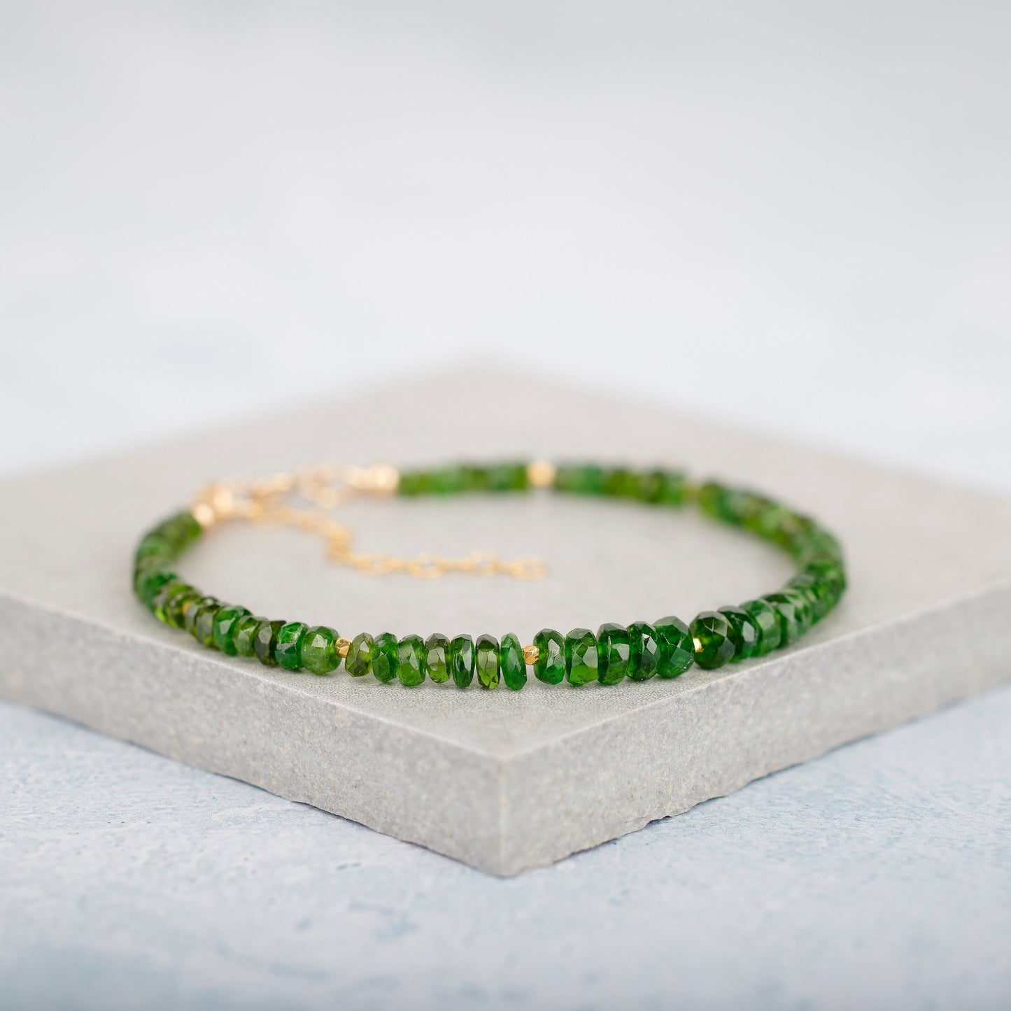 Chrome Diopside Gemstone Bracelet