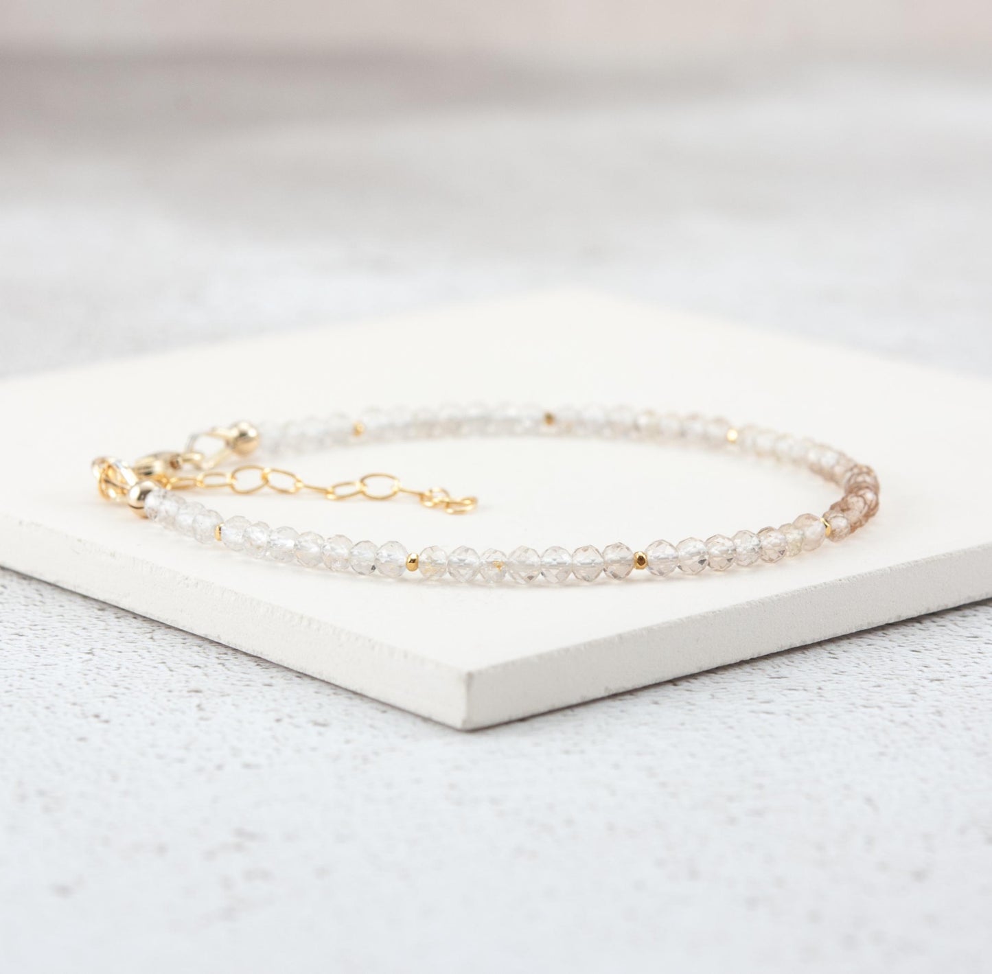 Dainty Imperial Topaz Bracelet (2mm)