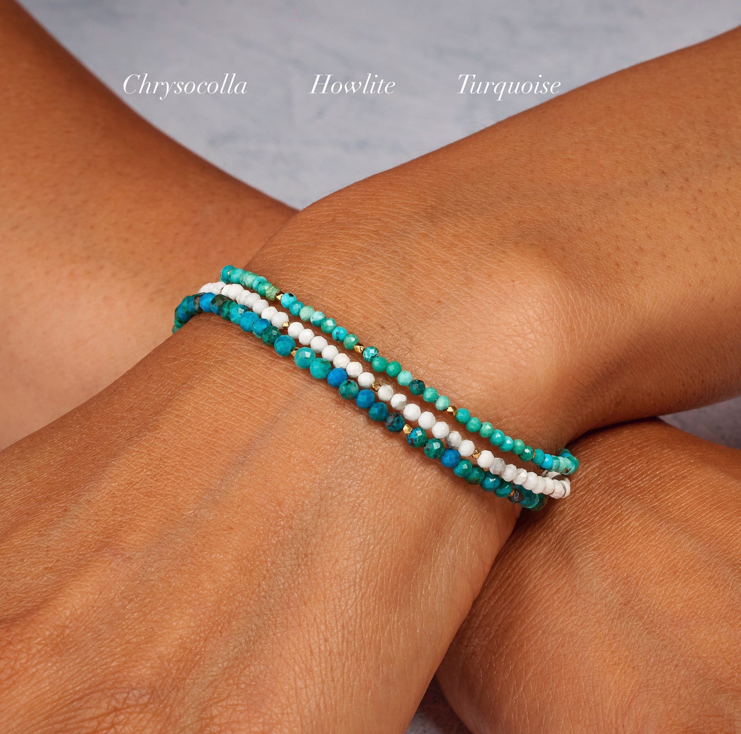Dainty Howlite Gemstone Bracelet
