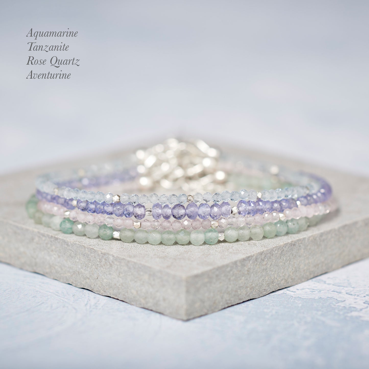 Rose Quartz Dainty Bracelet