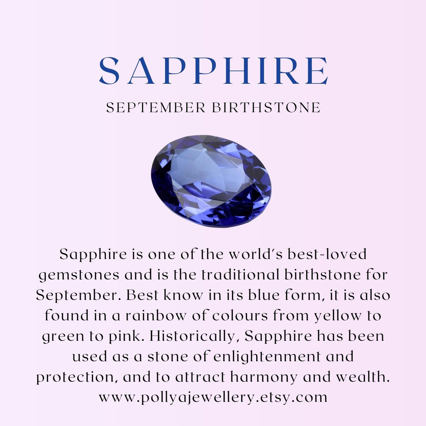 Dainty Tunduru Sapphire Gemstone Necklace