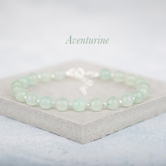Green Aventurine Gemstone Bracelet
