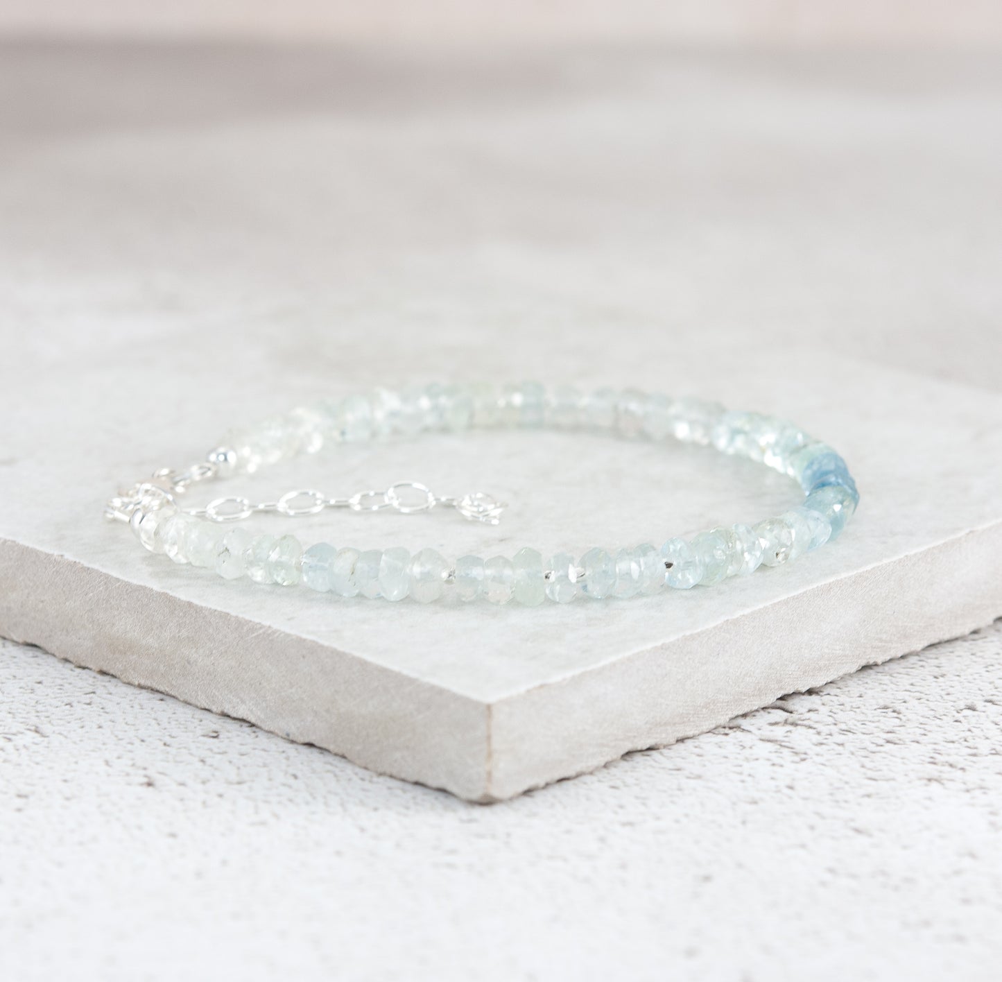 Aquamarine Gemstone Bracelet