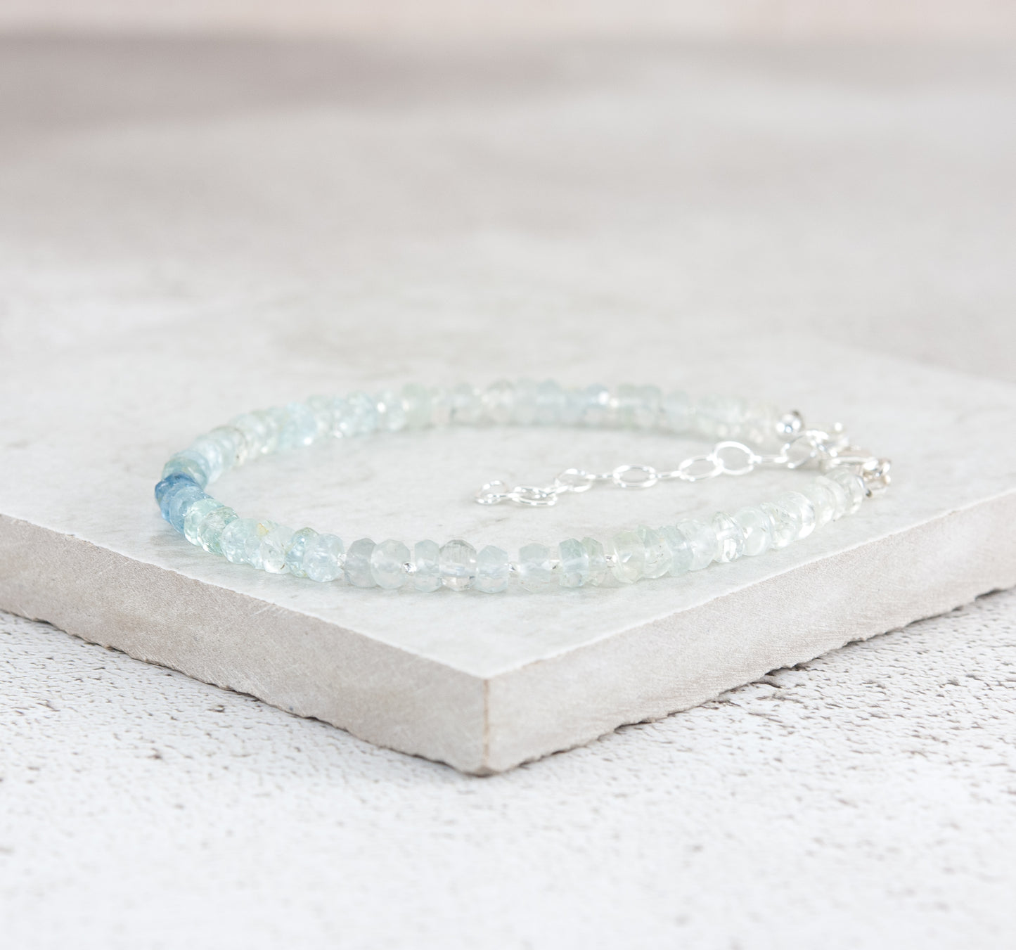 Aquamarine Gemstone Bracelet