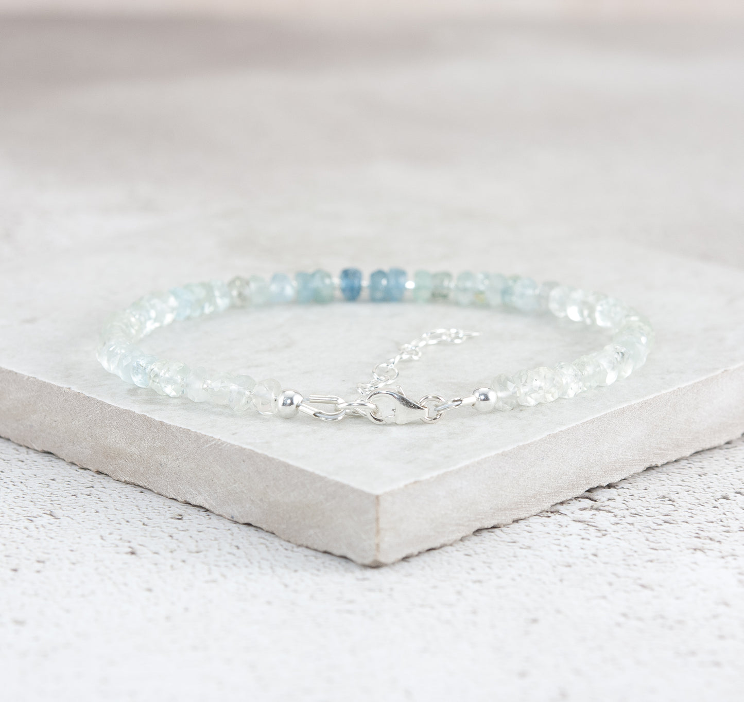 Aquamarine Gemstone Bracelet