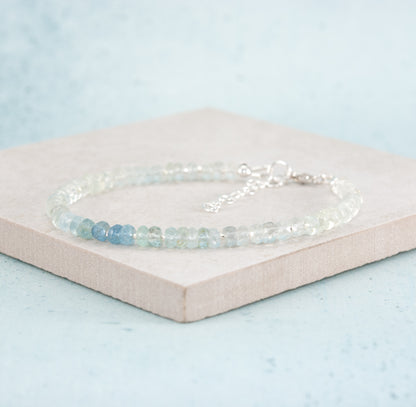 Aquamarine Gemstone Bracelet
