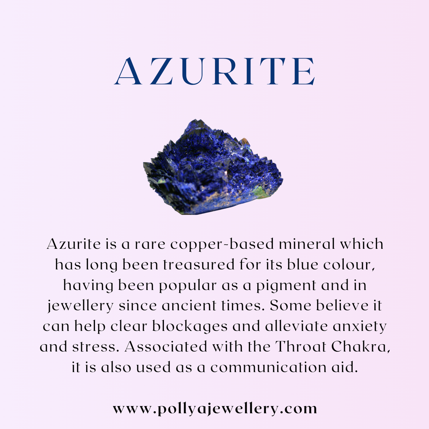Dainty Azurite Gemstone Bracelet