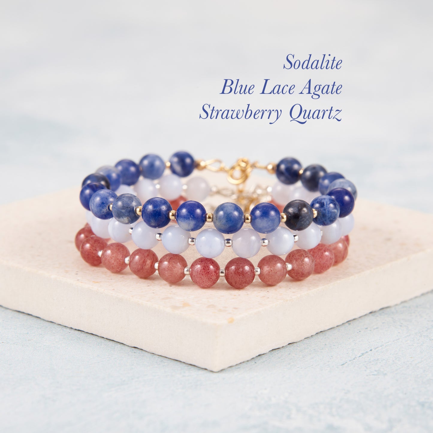 Sodalite Gemstone Bracelet (Grade A)