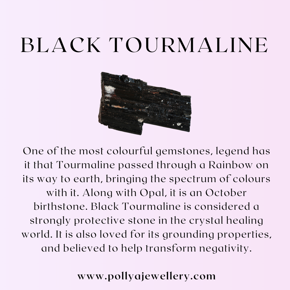 Dainty Black Tourmaline Gemstone Bracelet