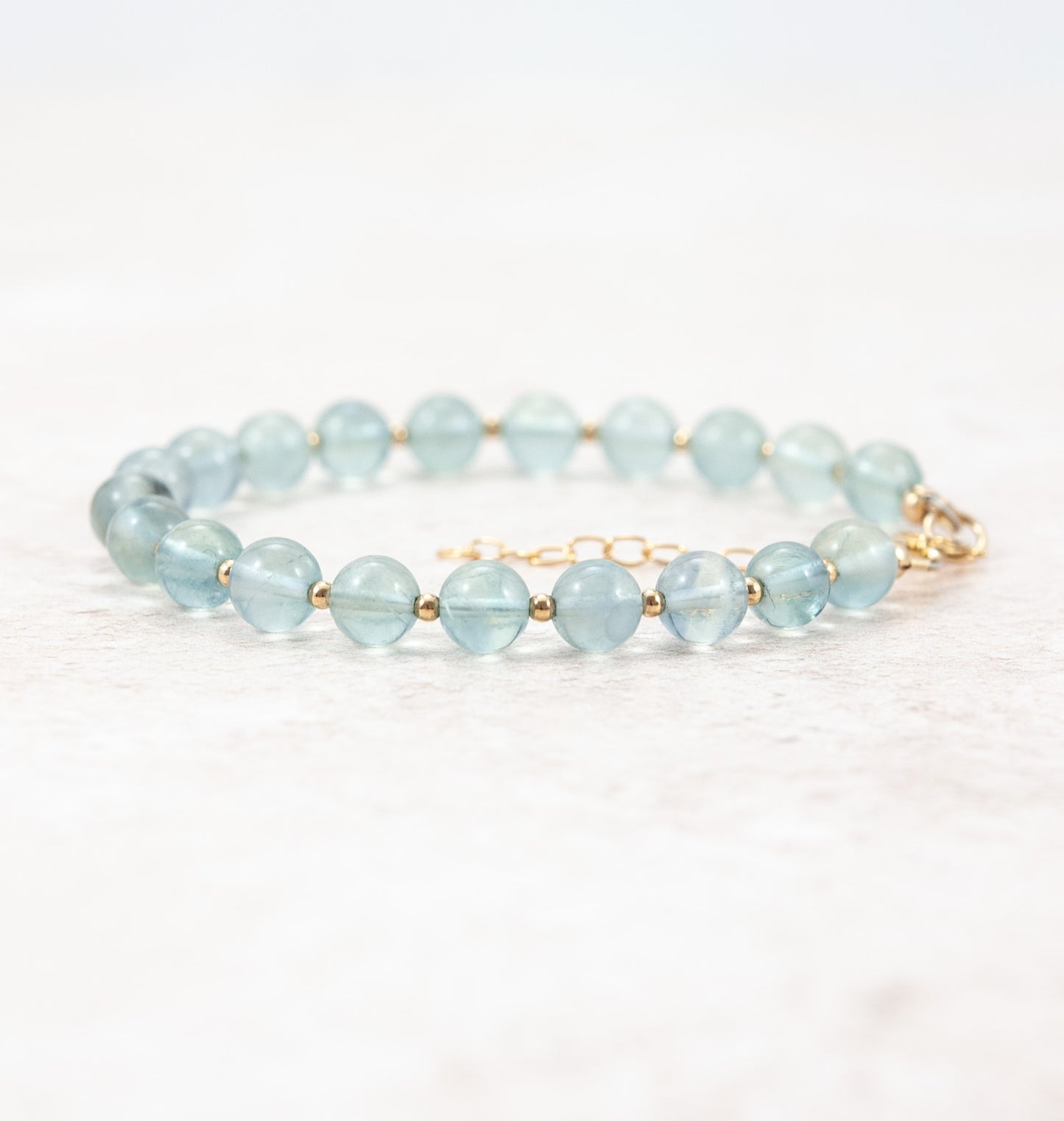 Blue Fluorite Rare Gemstone Bracelet