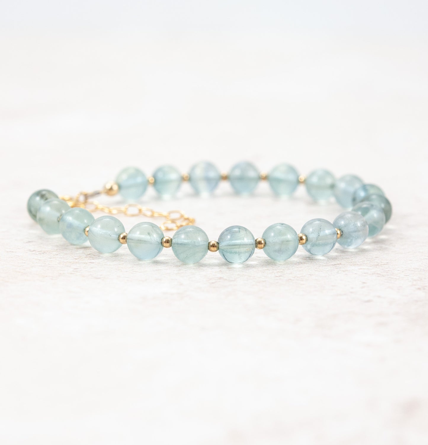 Blue Fluorite Rare Gemstone Bracelet