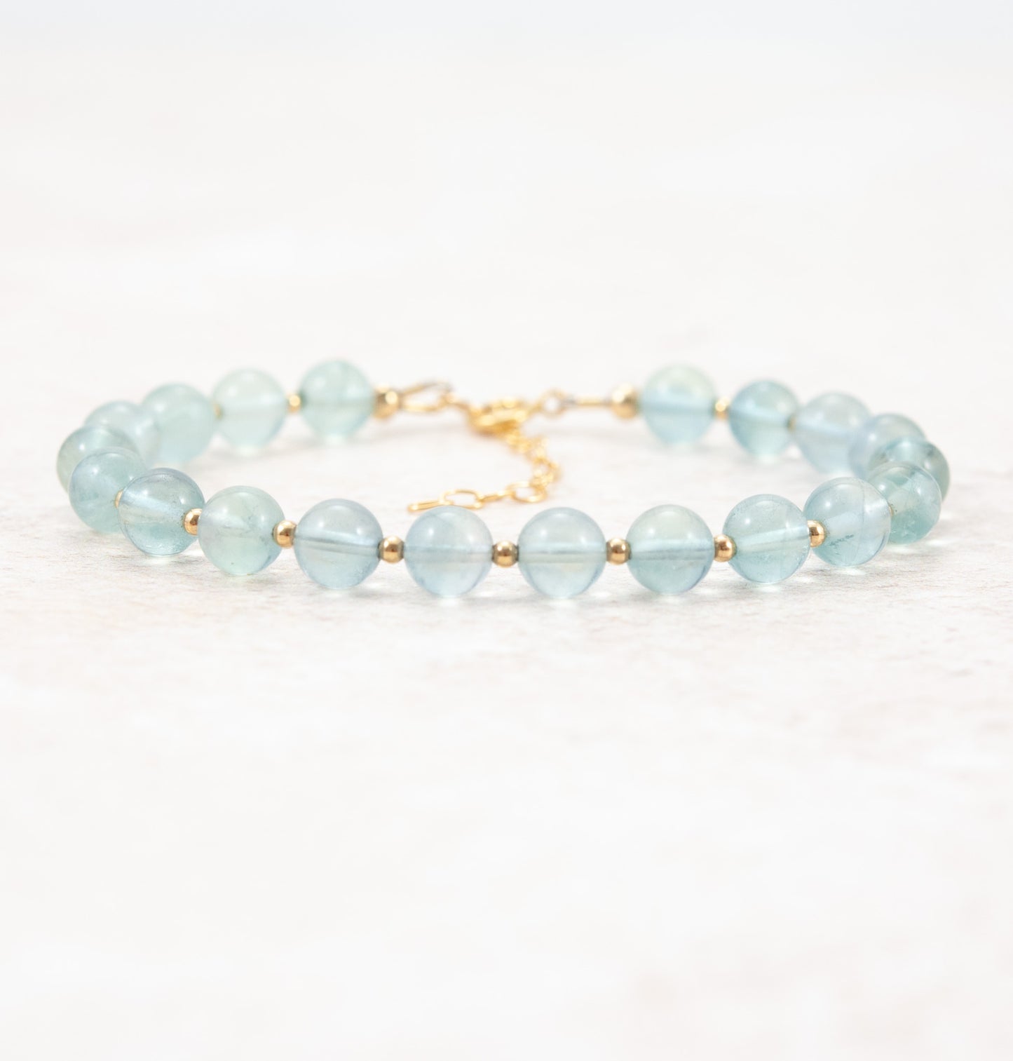 Blue Fluorite Rare Gemstone Bracelet