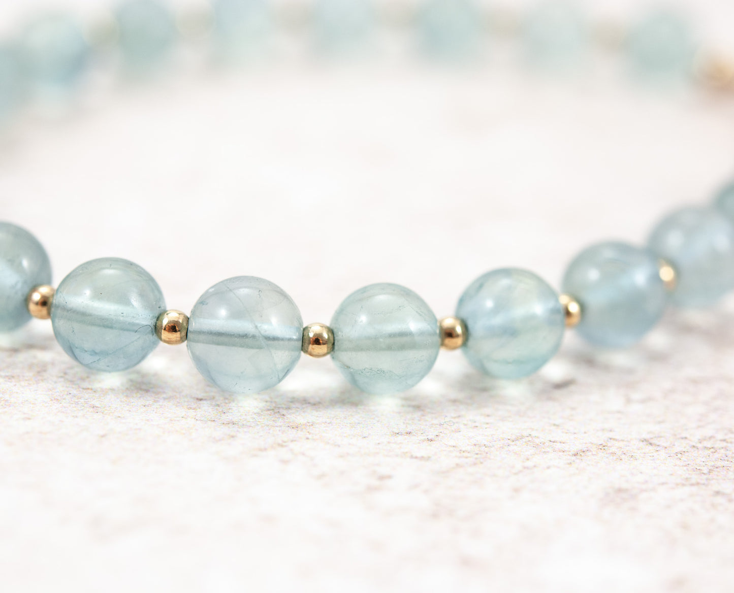 Blue Fluorite Rare Gemstone Bracelet